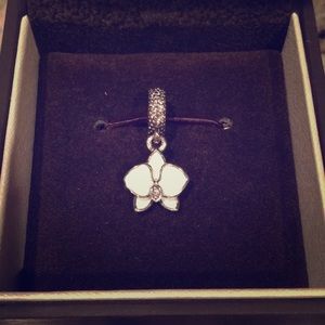 Orchid Pandora Charm